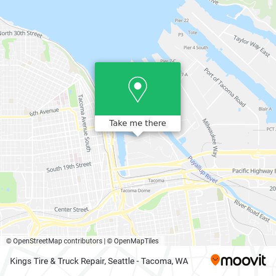 Kings Tire & Truck Repair map