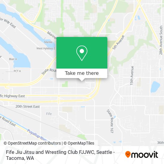 Fife Jiu Jitsu and Wrestling Club FJJWC map