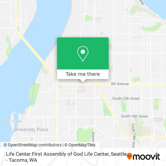 Mapa de Life Center First Assembly of God Life Center