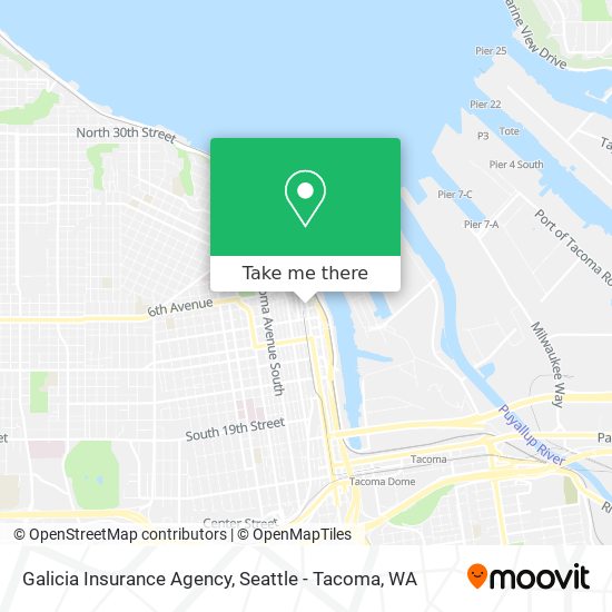 Mapa de Galicia Insurance Agency