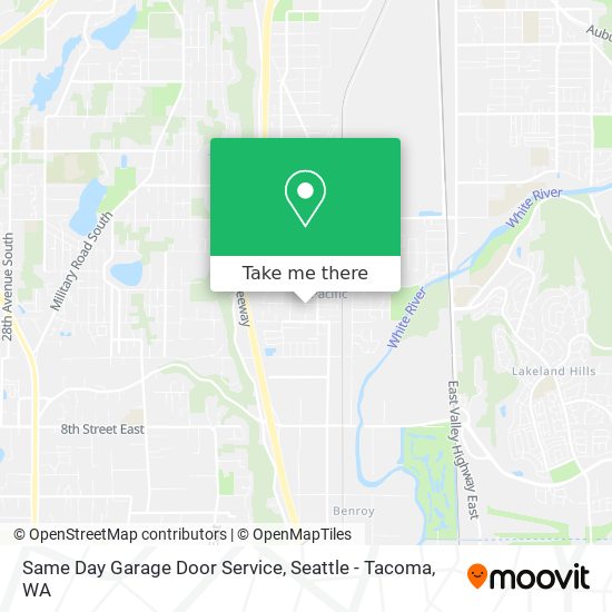 Same Day Garage Door Service map