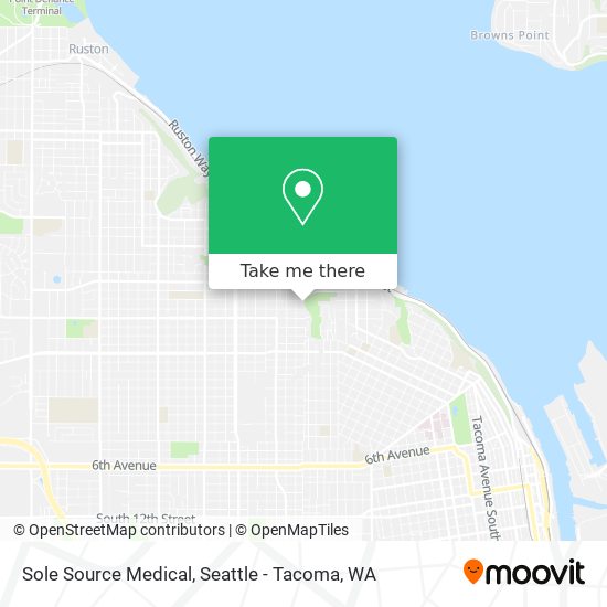 Sole Source Medical map