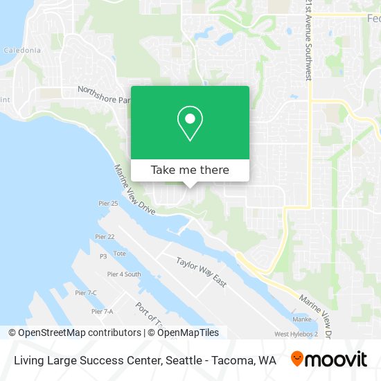 Living Large Success Center map