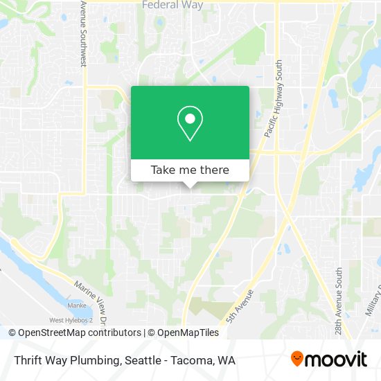 Mapa de Thrift Way Plumbing