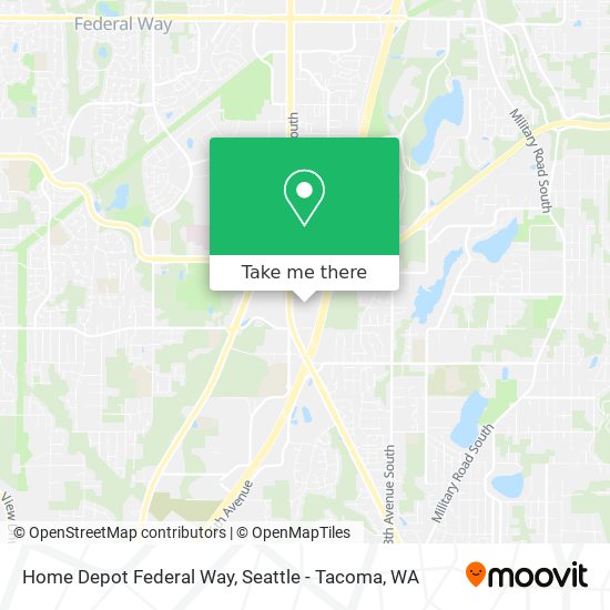 Mapa de Home Depot Federal Way