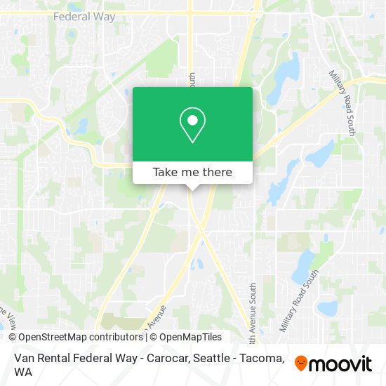 Mapa de Van Rental Federal Way - Carocar