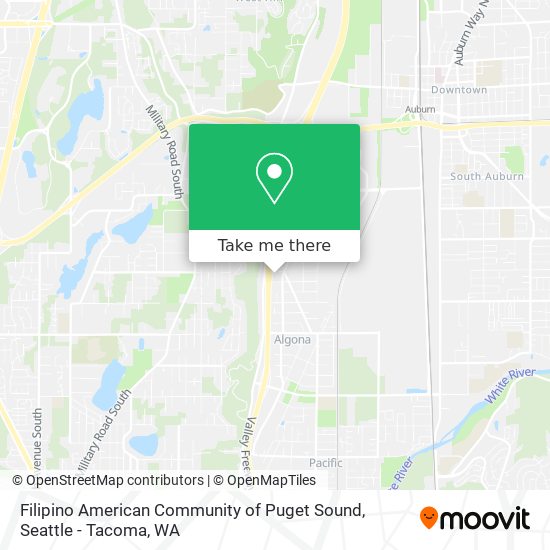 Filipino American Community of Puget Sound map