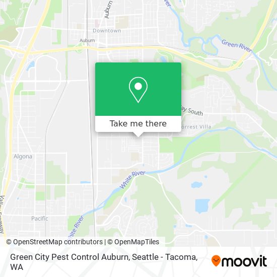 Green City Pest Control Auburn map