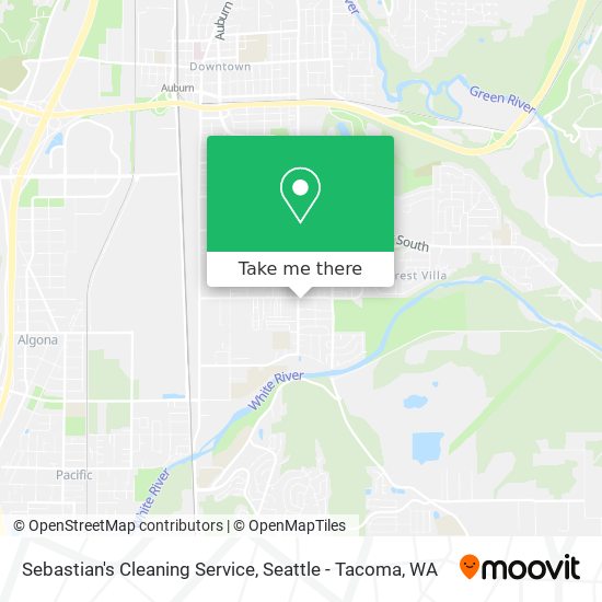 Sebastian's Cleaning Service map