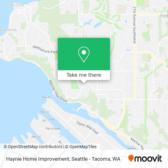 Haynie Home Improvement map
