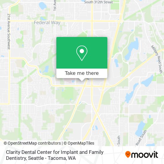 Mapa de Clarity Dental Center for Implant and Family Dentistry