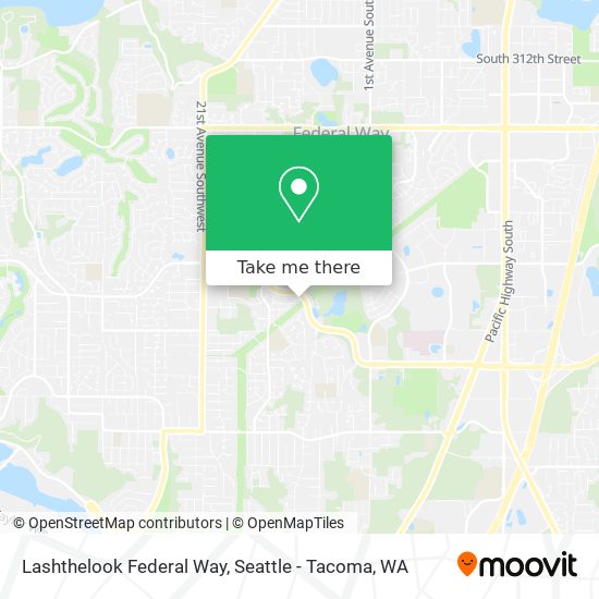 Mapa de Lashthelook Federal Way