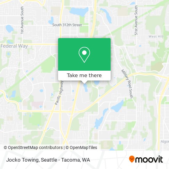 Mapa de Jocko Towing