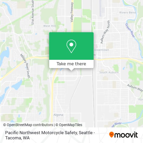 Mapa de Pacific Northwest Motorcycle Safety