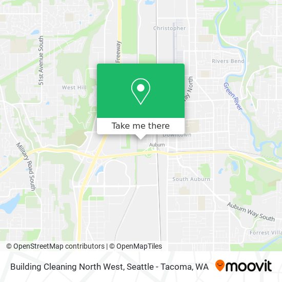 Building Cleaning North West map