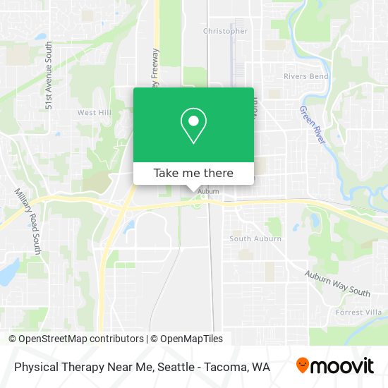 Physical Therapy Near Me map