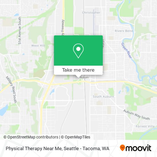 Mapa de Physical Therapy Near Me