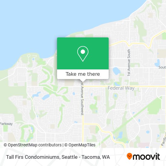 Tall Firs Condominiums map