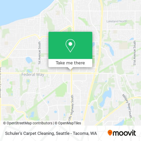 Mapa de Schuler's Carpet Cleaning