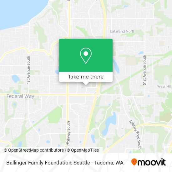 Mapa de Ballinger Family Foundation