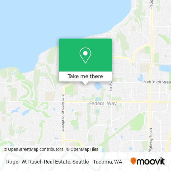 Roger W. Rusch Real Estate map