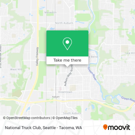 National Truck Club map