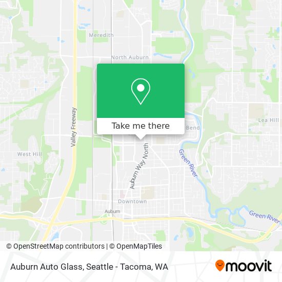Mapa de Auburn Auto Glass