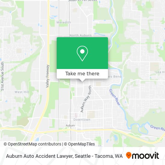 Mapa de Auburn Auto Accident Lawyer