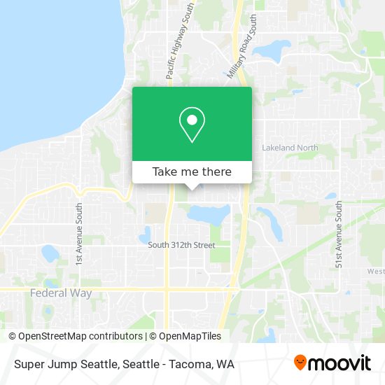 Super Jump Seattle map