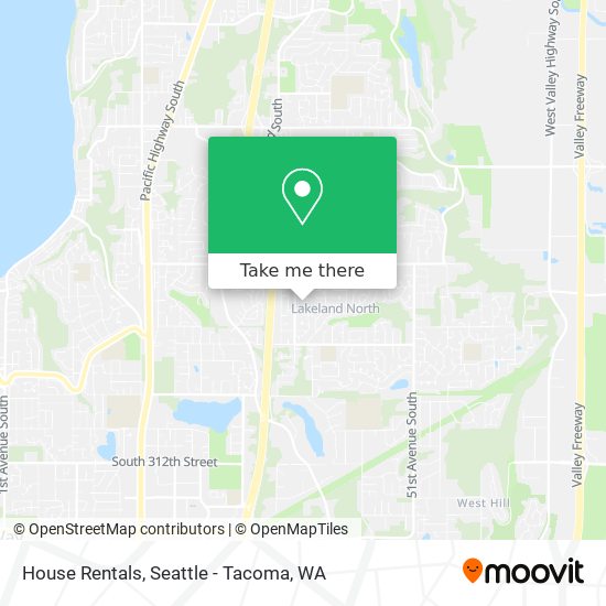 House Rentals map