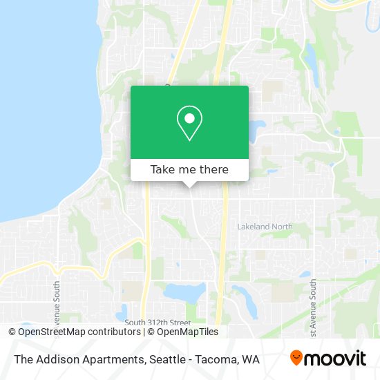The Addison Apartments map