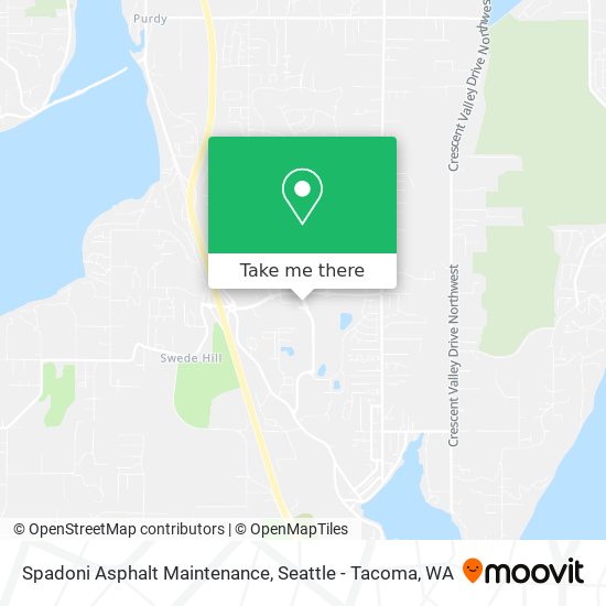 Spadoni Asphalt Maintenance map
