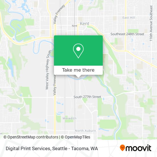 Digital Print Services map