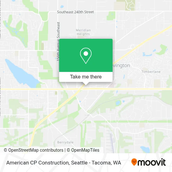 American CP Construction map