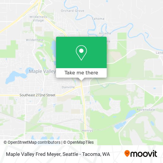 Maple Valley Fred Meyer map