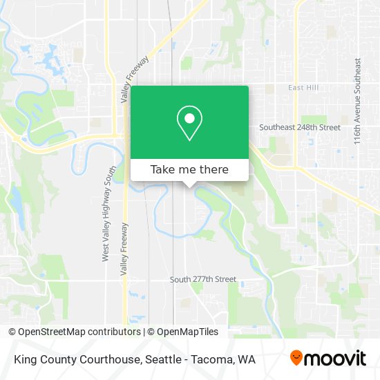 King County Courthouse map