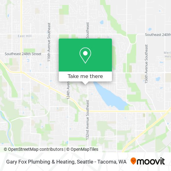 Gary Fox Plumbing & Heating map