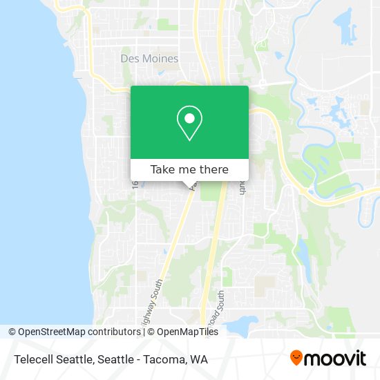 Telecell Seattle map