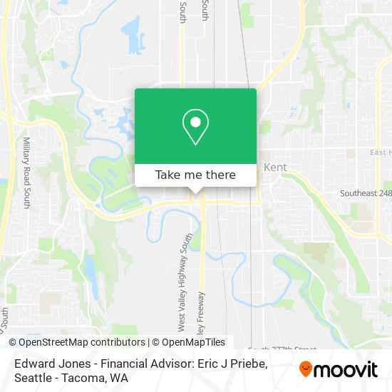 Mapa de Edward Jones - Financial Advisor: Eric J Priebe