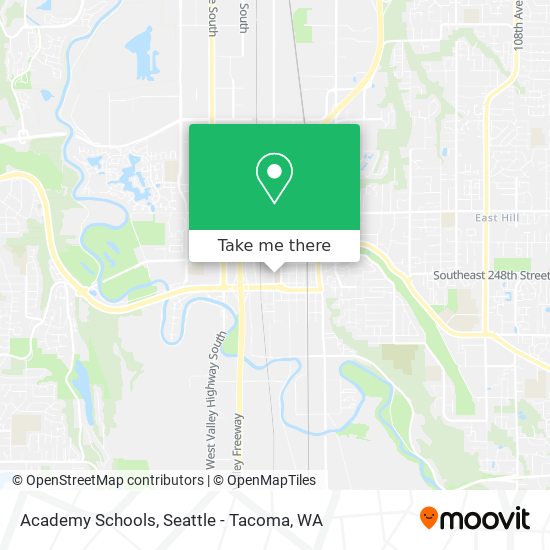 Academy Schools map