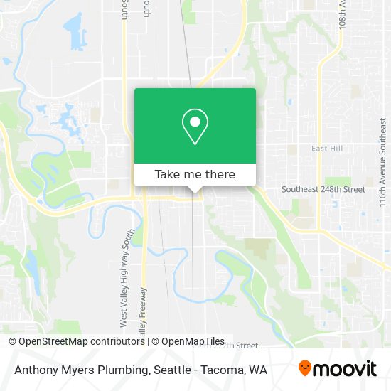 Mapa de Anthony Myers Plumbing