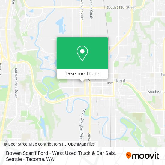 Bowen Scarff Ford - West Used Truck & Car Sals map