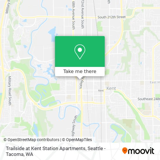Trailside at Kent Station Apartments map