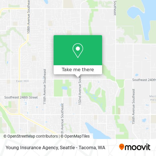 Young Insurance Agency map