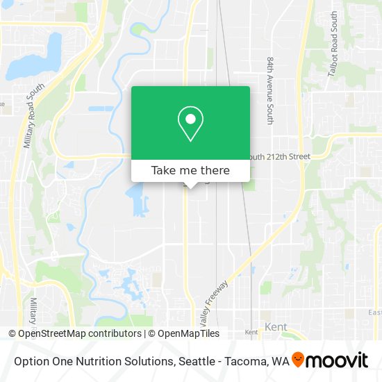 Option One Nutrition Solutions map