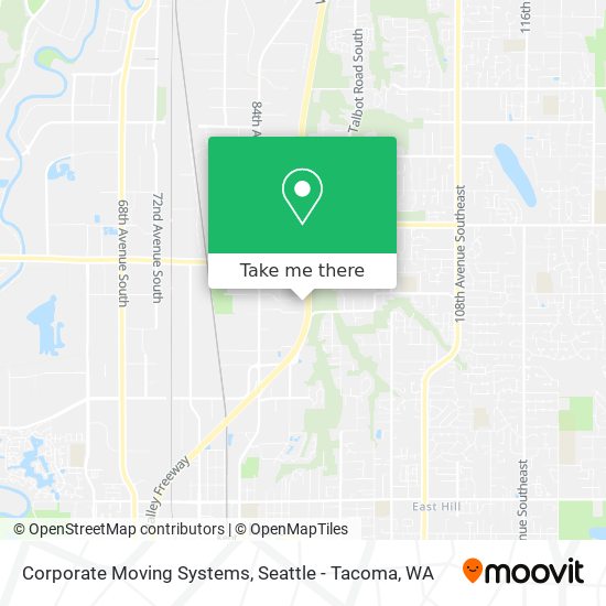 Corporate Moving Systems map