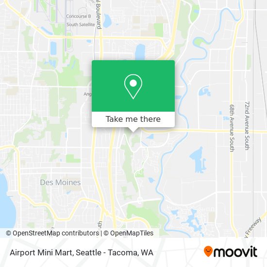 Airport Mini Mart map