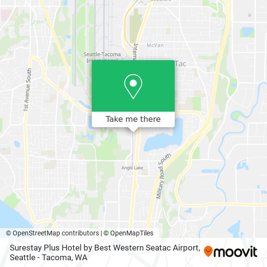 Surestay Plus Hotel by Best Western Seatac Airport map