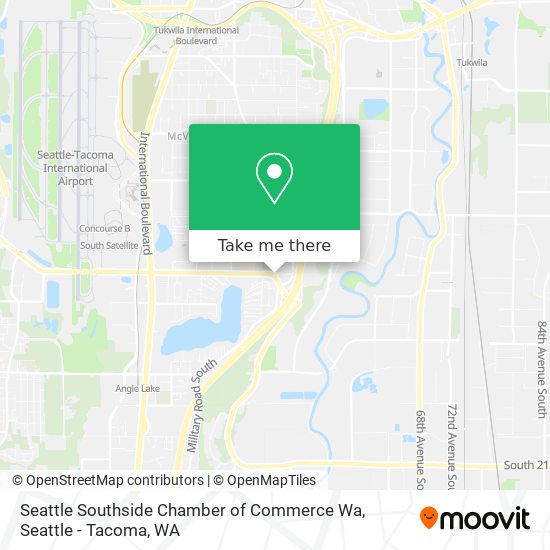 Seattle Southside Chamber of Commerce Wa map