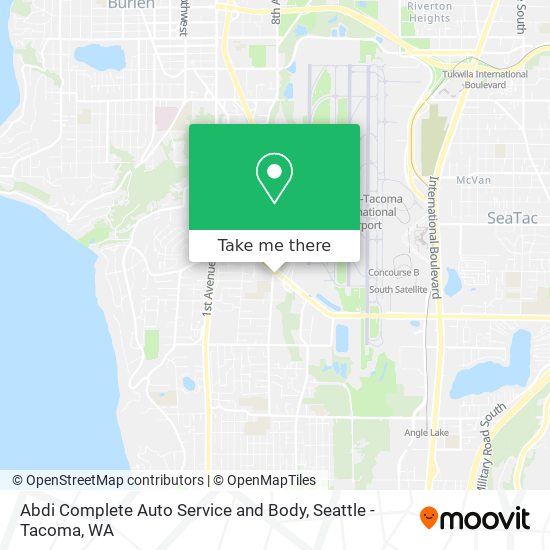 Abdi Complete Auto Service and Body map